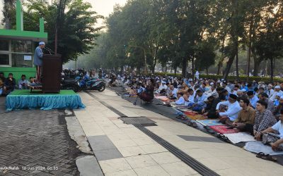 Semangat Idul Adha 1445 H Mewarnai Halaman Masjid Mujahidin Surabaya